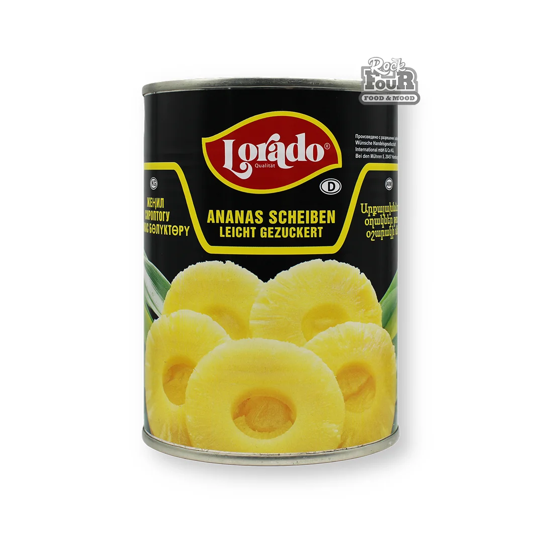 Pineapple circles "Lorado" in light syrup 565g